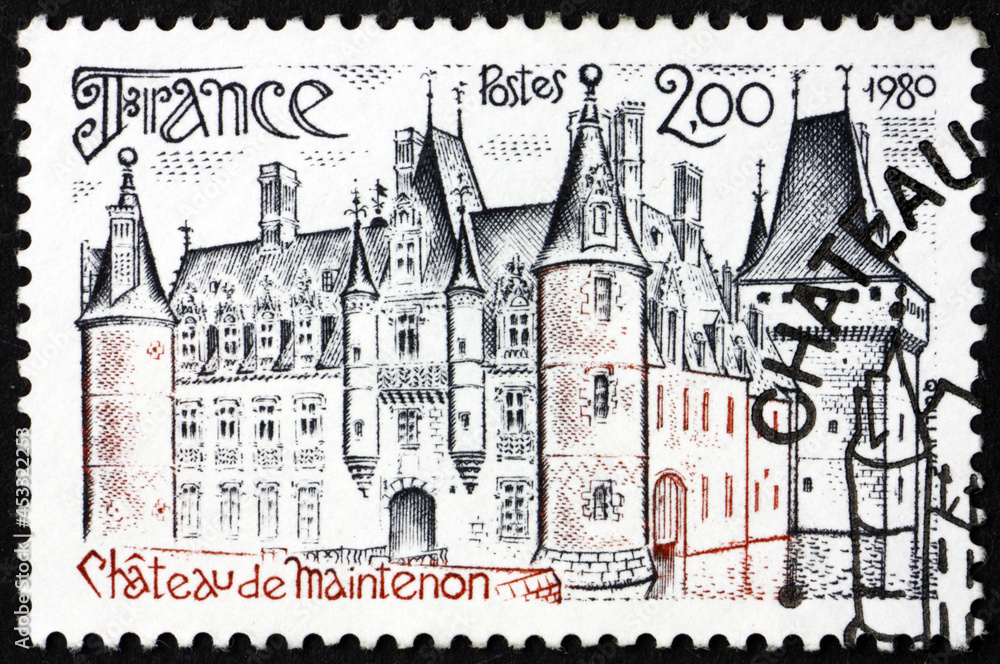 Postage stamp France 1980 Chateau de Maintenon