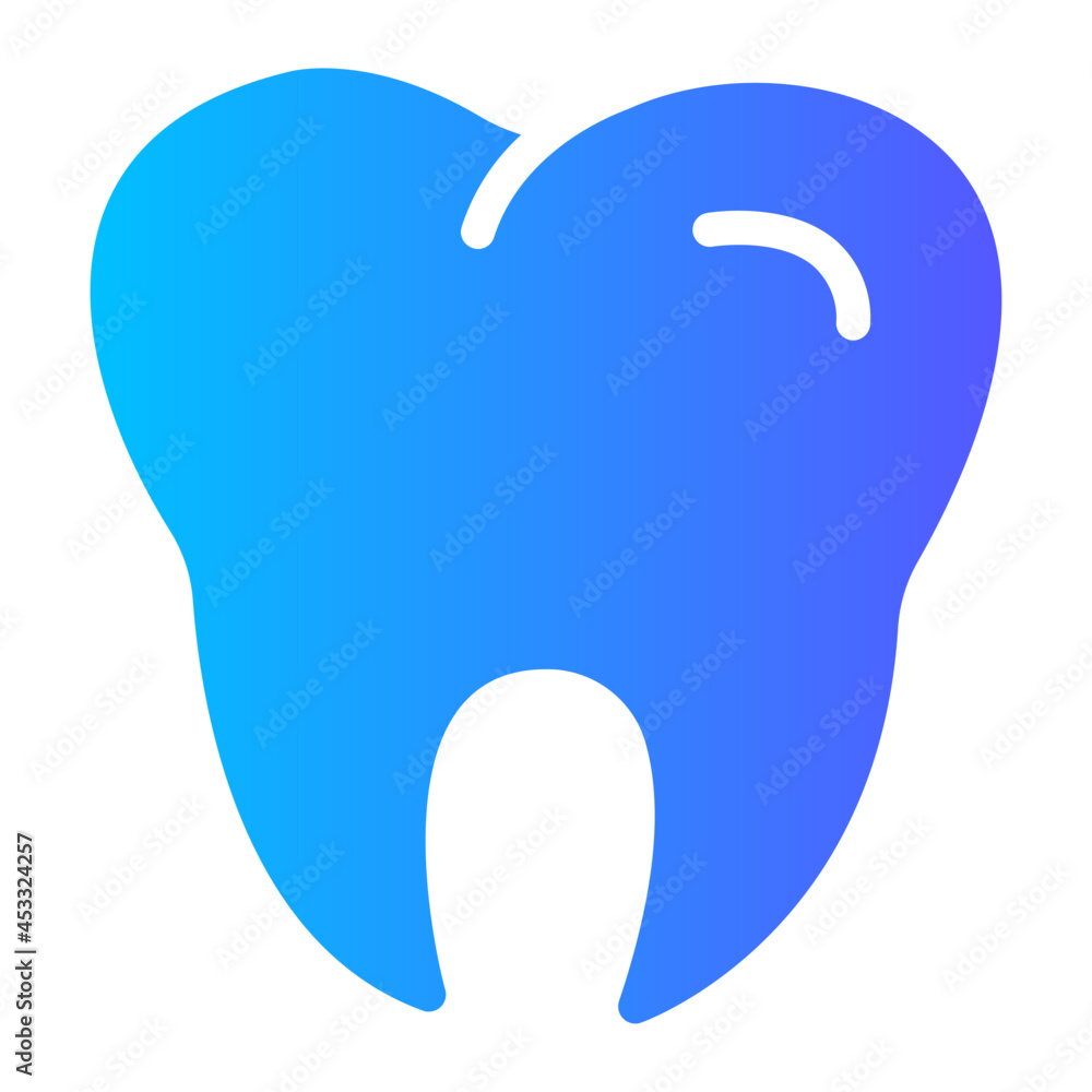 tooth gradient icon