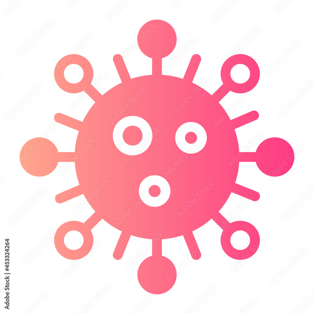 Virus gradient icon