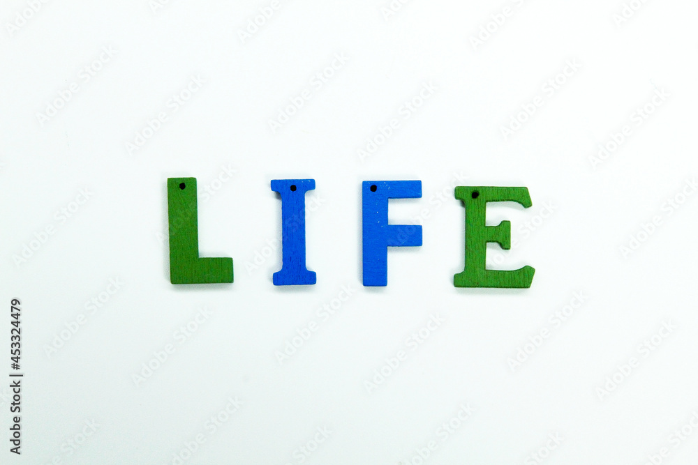 letters of the alphabet are colored with the word of life letters of the alphabet are colored with the word of life