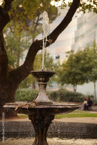 park in spring, Tirana Albania