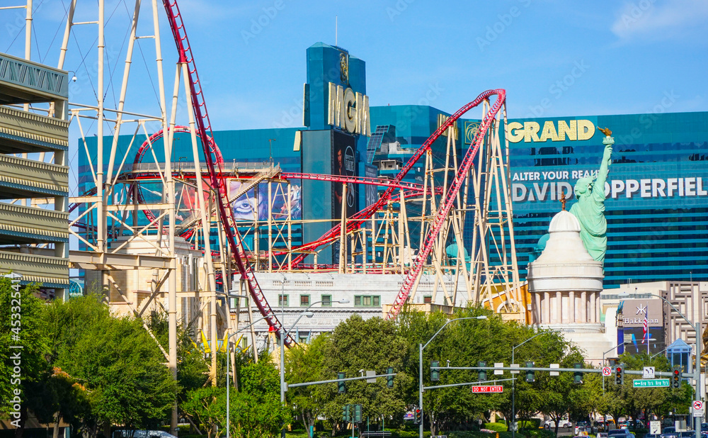 The Roller Coaster at New York-New York