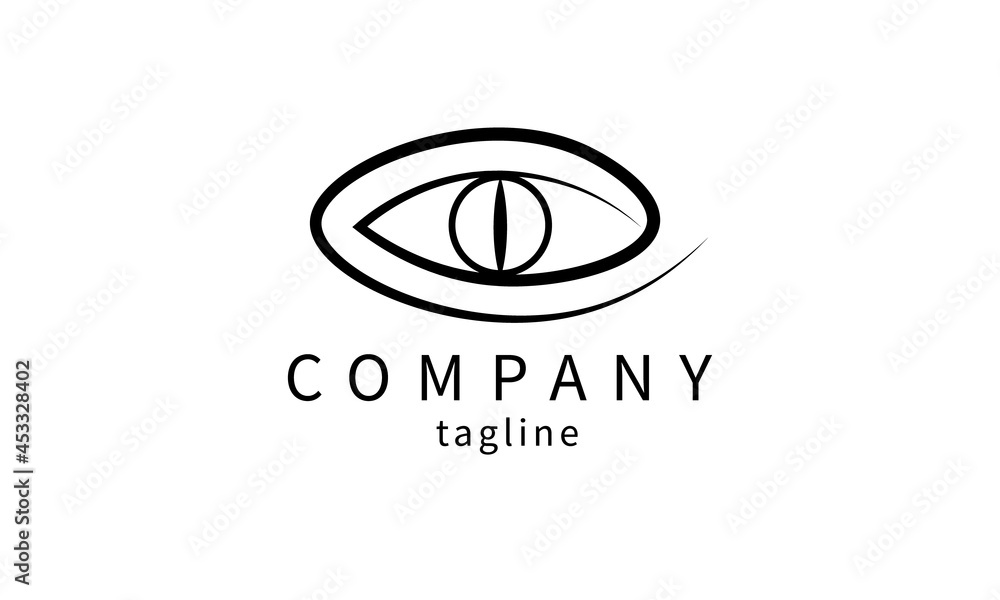 Premium vector eye logo, icon design