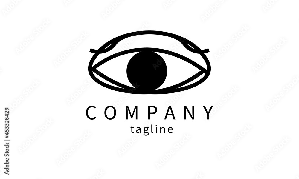 Premium vector eye logo, icon design