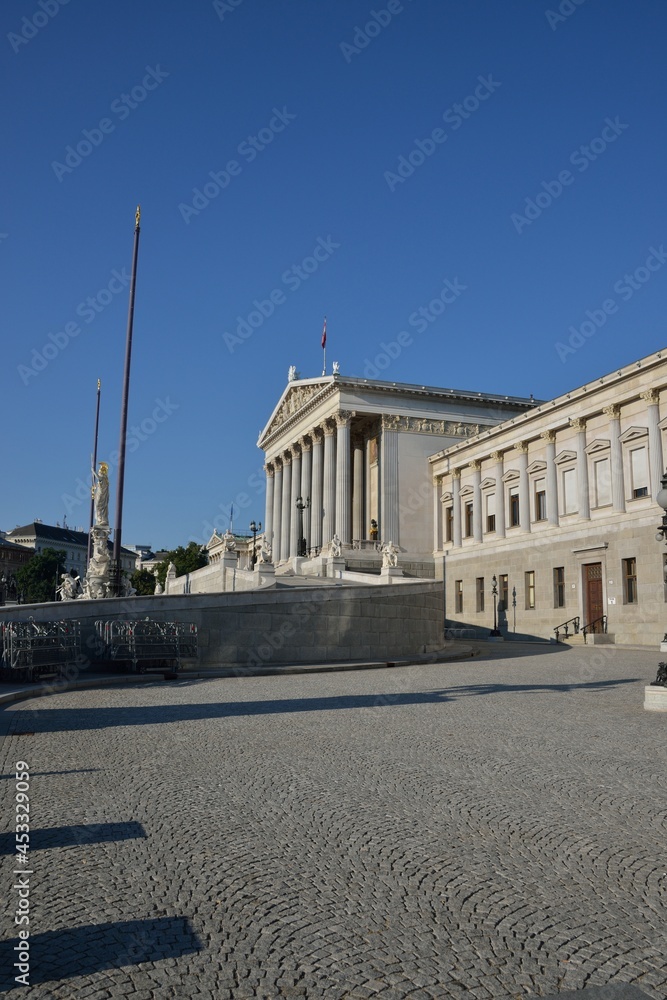 Parlament in Wien Österreich, 11.08.2013
