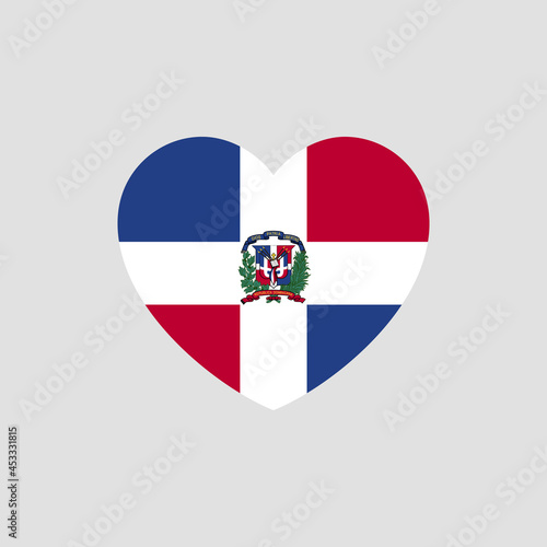 Dominican Republic flag in heart shape vector love Dominican Republic Free Download Dominican Republic flag in heart shape vector love Dominican Republic - GFXLoad