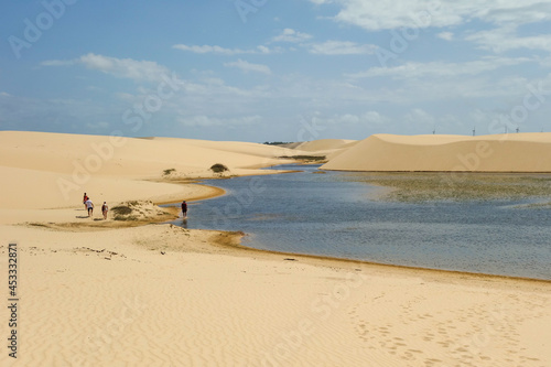 Pequenos Lencois, on Barreirinhas, Maranhao, Brazil. dunes on the rivery community of Cabure © Caio