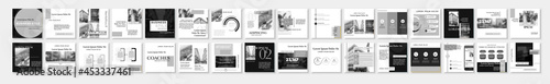 Social media pack Posts for internet content, site for Bloggers, Fashion, ad, Lifestyle brands, Creative businesses blog. Set of square Presentation templates. Unique trendy website slider frames.