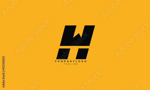 HWT, Abstract initial monogram letter alphabet logo design photo