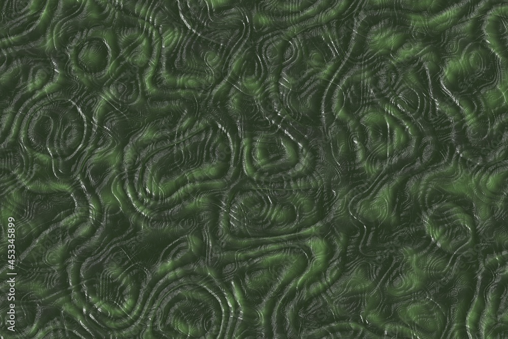 beautiful artistic green monstrous skin relief digital drawn backdrop illustration