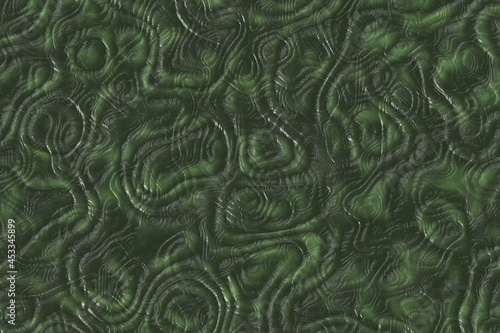 beautiful artistic green monstrous skin relief digital drawn backdrop illustration