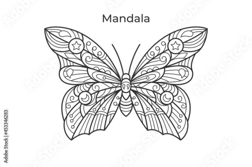 Simple Butterfly Monoline Logo