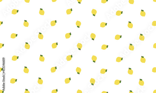 Fruit seamless lemon pattern. Pattern for wallpaper, prints, canvas prints.
