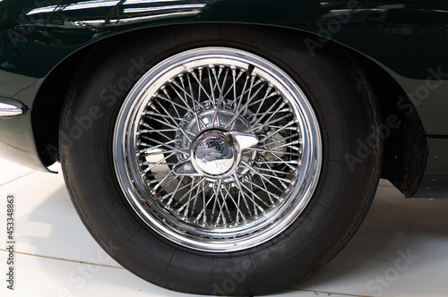 retro car wheel with spokes © Міша Мула