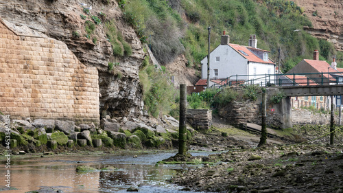 Staithes picturesque coastal village, Yorkshire, England. 