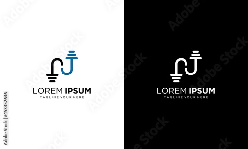 Letter H Logo With Barbell. Fitness Gym logo. Lifting Vector Logo Design For Gym and Fitness. Alphabet Letter Logo Template