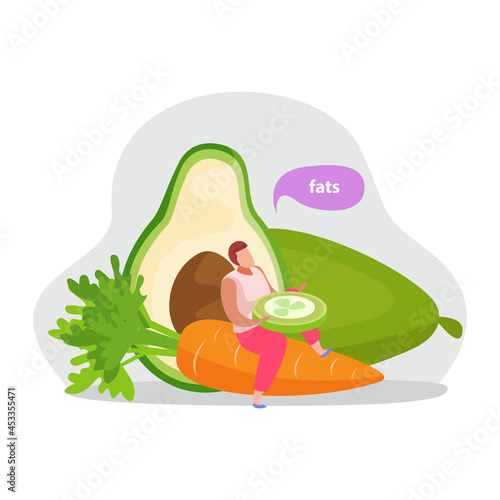 Avocado Carrot Fats Composition