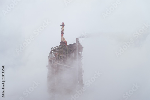 Photography Fuming chimney of a metallurgical factory