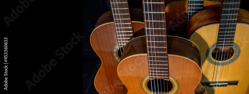 Spanish guitars for an instrumental concert concept