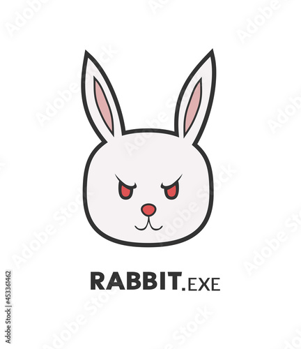 Angry rabbit draw