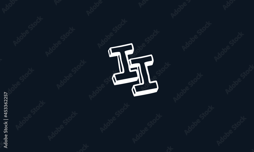 Alphabet letters Initials Monogram logo II, I and I Alphabet letters Initials Monogram logo II, I and I