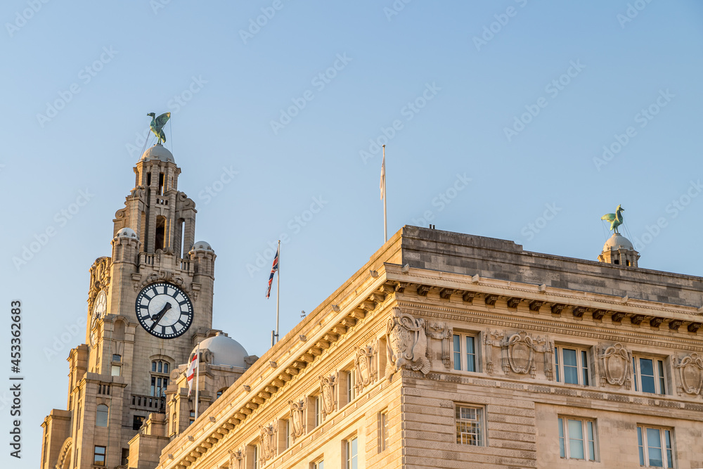 Cunard Building and the Royal Liver Building