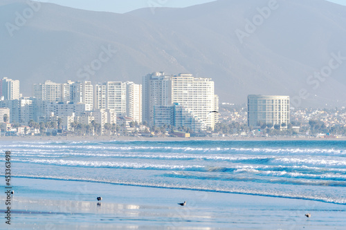view of the beach in La Serena  Chile