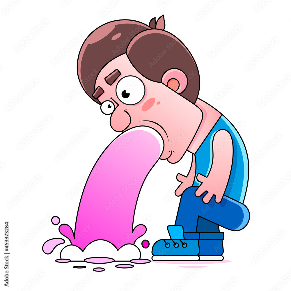 Fototapeta premium Drunk man, drunk look, funny face.Vector print of a T-shirt