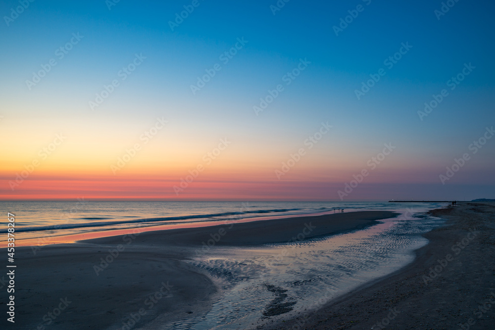 Sunset at Løkken Beach