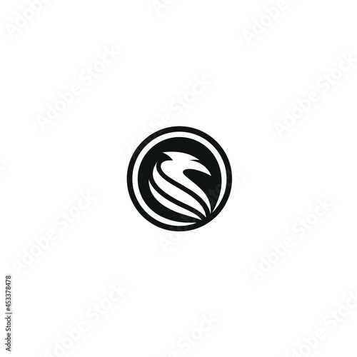 eagle falcon silhouette logo design inspiration