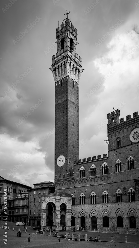 Fototapeta premium Mangia Tower in Siena