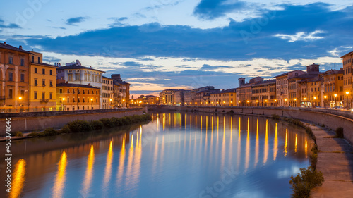 Pisa at twilight