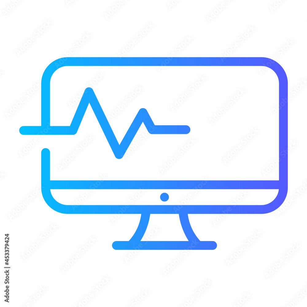 Pulse gradient icon Pulse gradient icon