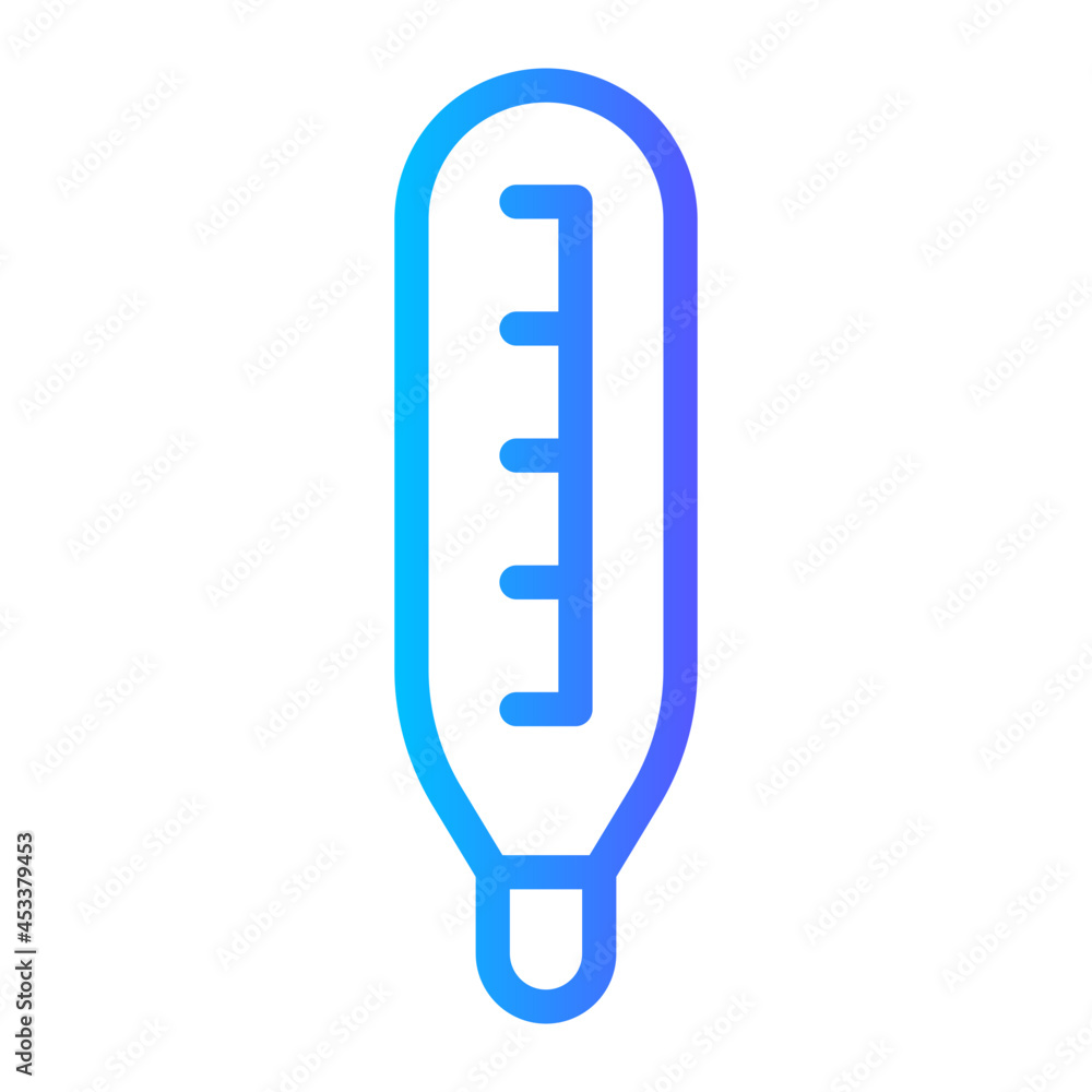 thermometer gradient icon thermometer gradient icon