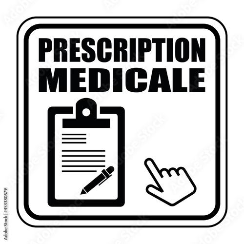 Logo prescription médicale.
