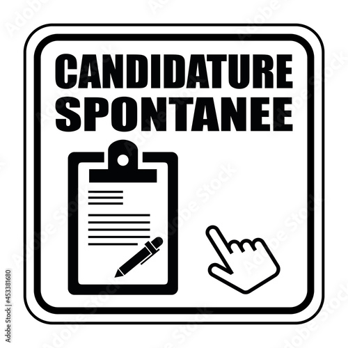 Logo candidature spontanée.