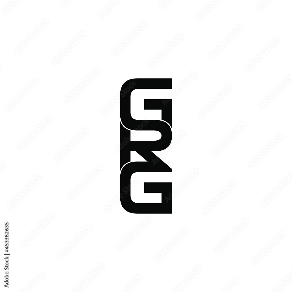 grg initial letter monogram logo design grg initial letter monogram logo design