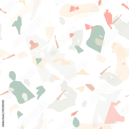 Terrazzo seamless pattern. Modern classic