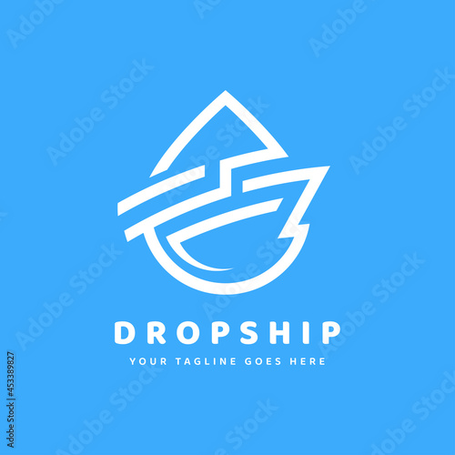 Dropship logo template