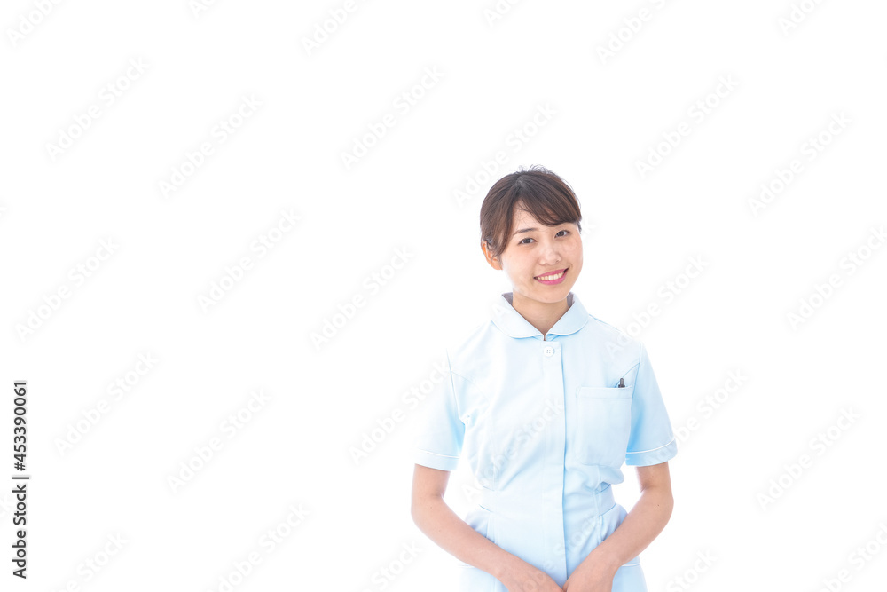 おじぎをするナース