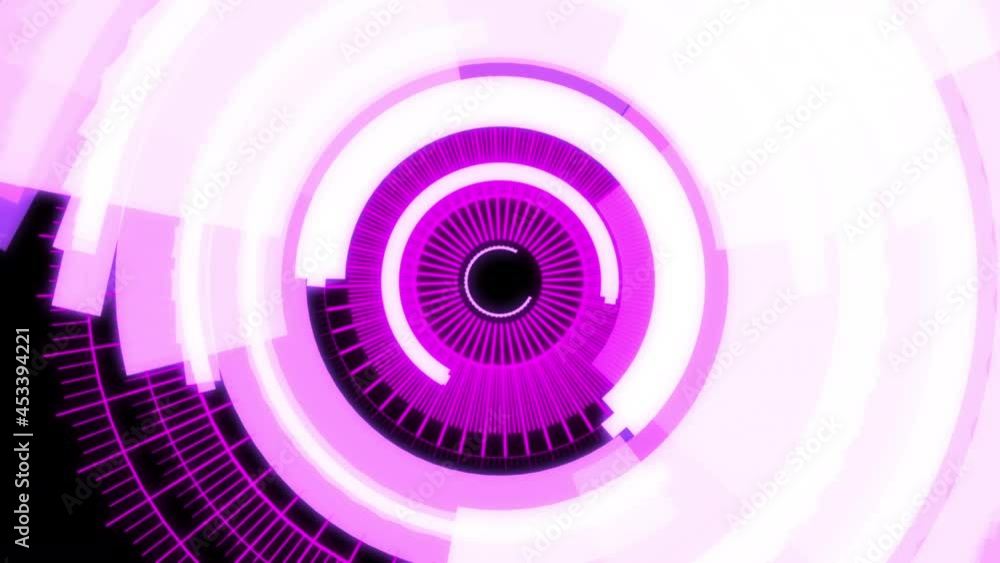 HUD Arc Audio Equalizer Radial Grids Purple VJ Loop Animation 09 HUD Arc Audio Equalizer Radial Grids Purple VJ Loop Animation 09