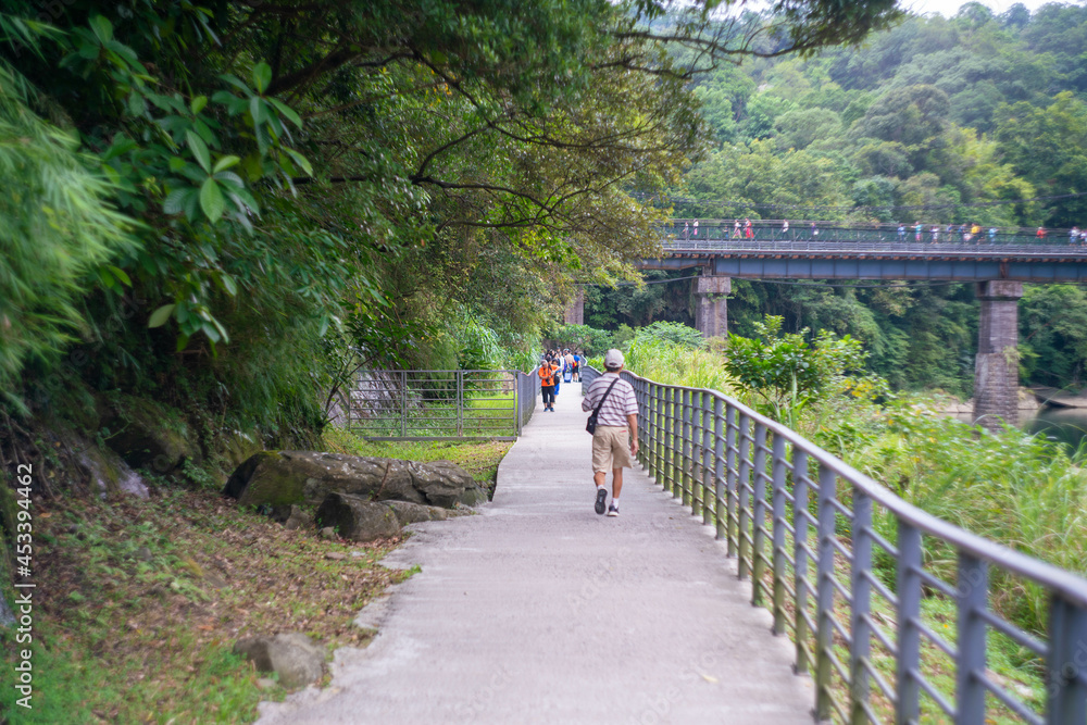 台湾、台北周辺の観光名所を旅行している風景 Scenes from a trip to tourist attractions around Taipei, Taiwan. 