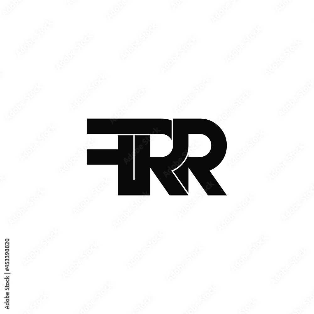 frr initial letter monogram logo design frr initial letter monogram logo design