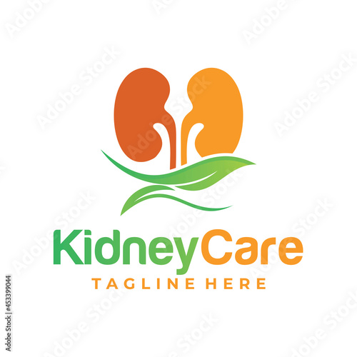 kidney care logo icon vector isolated
