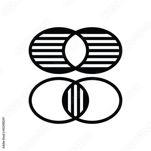 Black solid icon for hypothetical