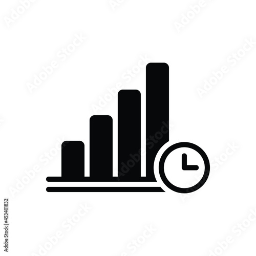 Black solid icon for usually