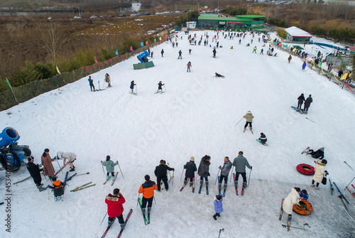 Ice and snow Sports in Huai 'an, Jiangsu Province, China