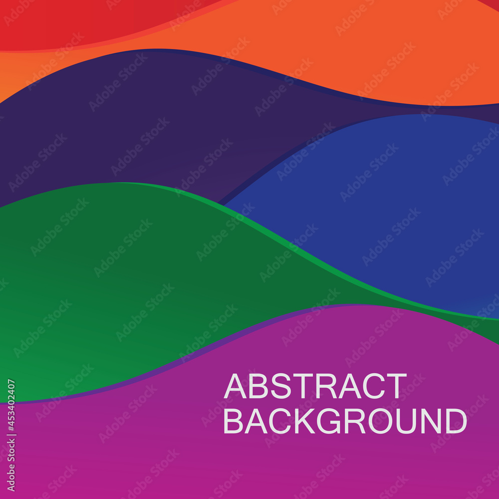 Colorful Wave Abstract Background Colorful Wave Abstract Background