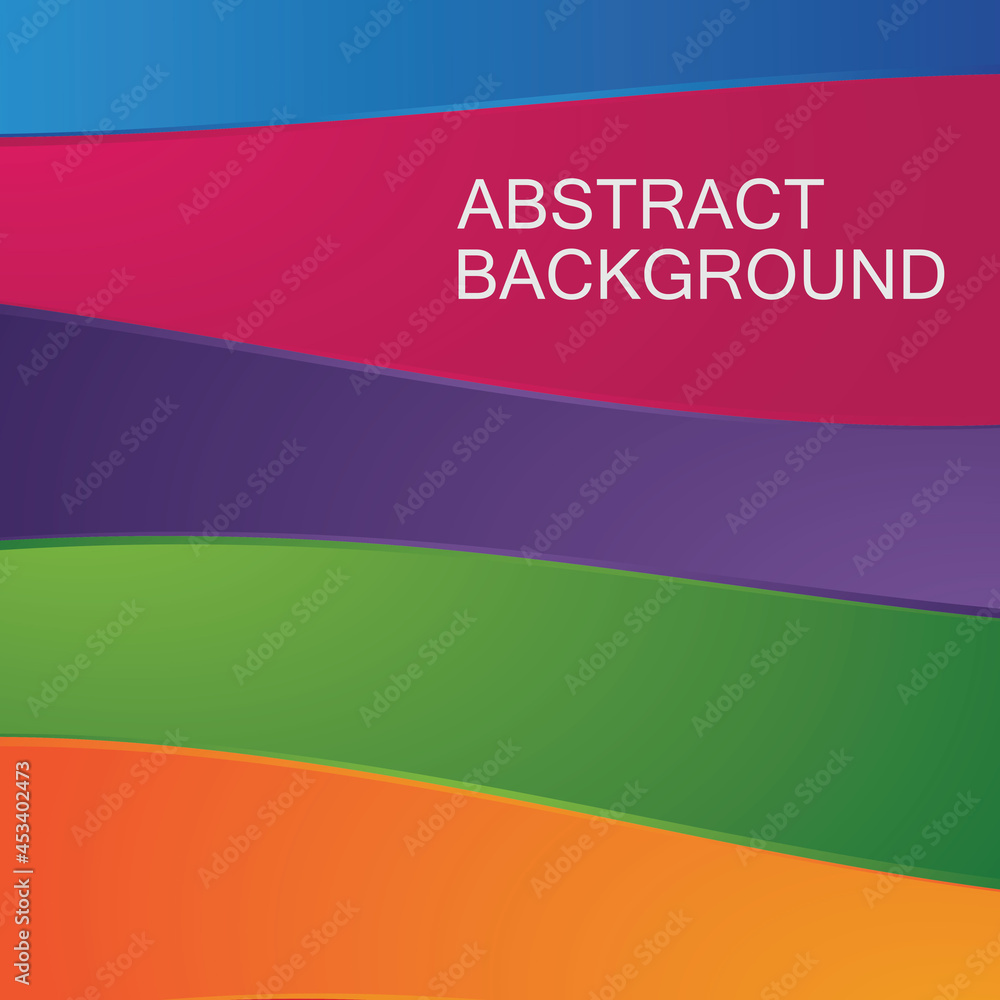 Fototapeta premium Colorful Wave Abstract Background