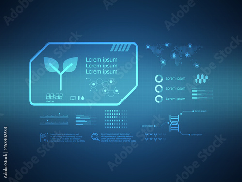 abstract ecology futuristic hud display interface sci fi technology